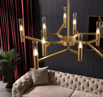 Chandelier TABULARE — designer chandelier, custom lighting by RODESIGNE