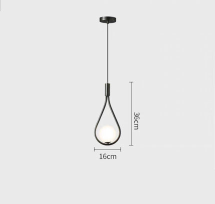 Pendant Light CURVELUX — modern pendant light, custom designer lighting by RODESIGNE