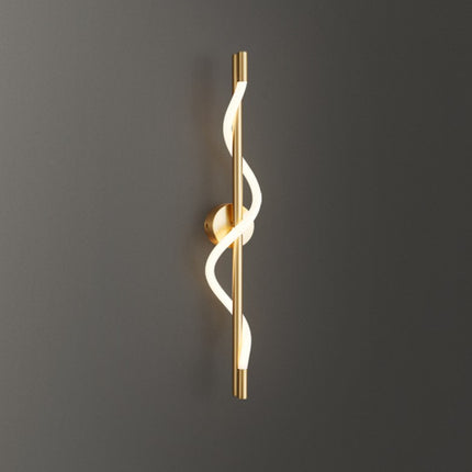 Wall Sconce TRACER TWISTED — brass wall sconce lamp, designer lighting by RODESIGNE