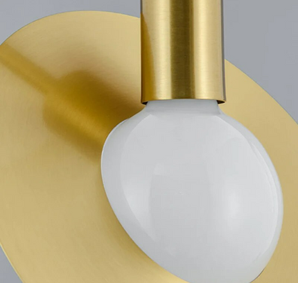 Pendant lamp SATURNE by Rodesigne — brass modern pendant light, custom designer lighting by RODESIGNE