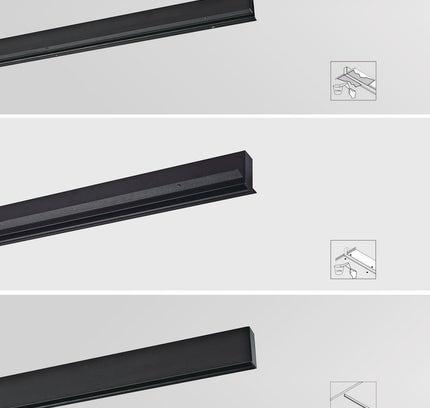 Track Rail PRATO-N — track lighting accessory, technical lighting by RODESIGNE