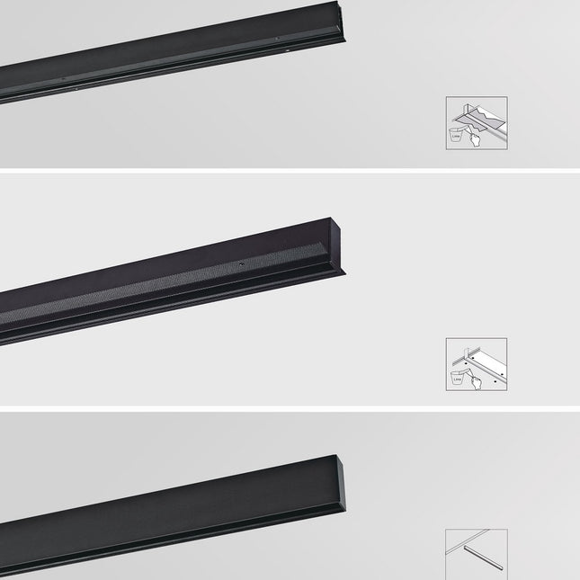 Track Rail PRATO-N — track lighting accessory, technical lighting by RODESIGNE