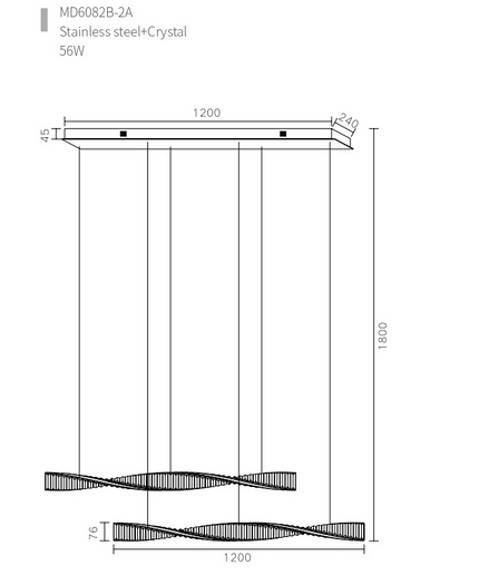 Chandelier ZEUSEN