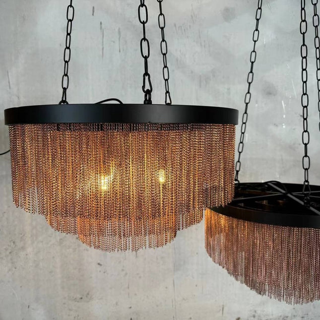 Chandelier CHAINER — designer chandelier, custom lighting by RODESIGNE