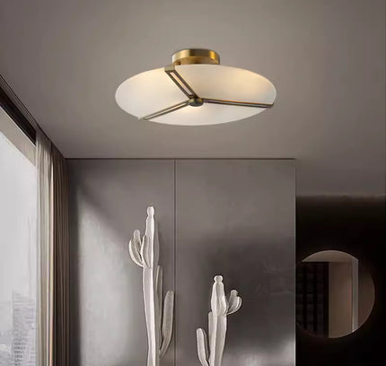 Сeiling lamp ASO by Rodesigne — brass designer piece by RODESIGNE