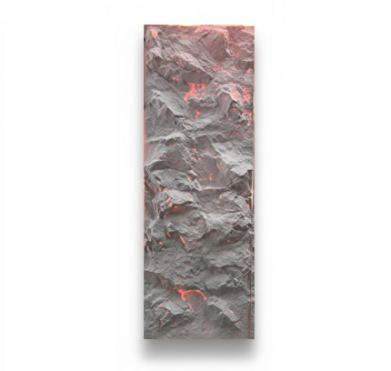 Panel ROCK WALL TRANSCULENT — decorative acoustic wall panel, sound absorption by RODESIGNE