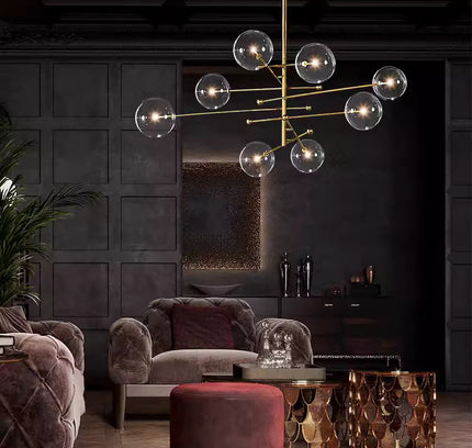 Chandelier YUNIFA — designer chandelier, custom lighting by RODESIGNE