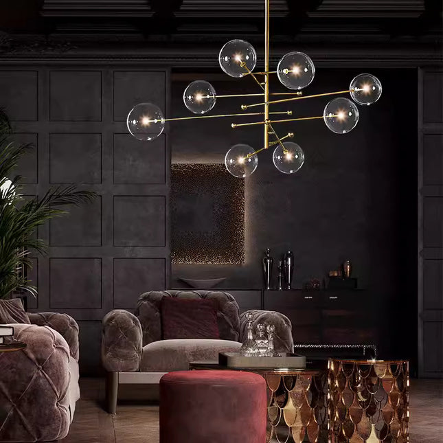 Chandelier YUNIFA — designer chandelier, custom lighting by RODESIGNE