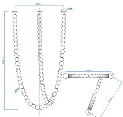 Chandelier BEADS by Rodesigne