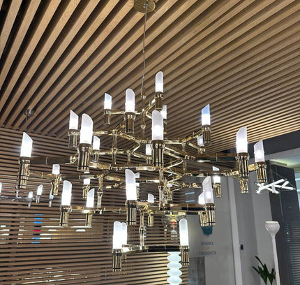 Chandelier CROWNY — designer chandelier, custom lighting by RODESIGNE