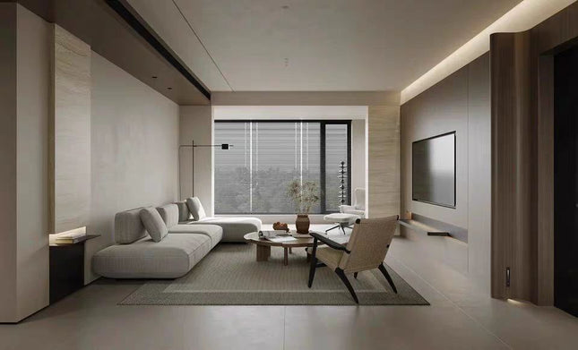 Wall Panel ITALIAN TRAVERTINE — decorative acoustic wall panel, sound absorption by RODESIGNE