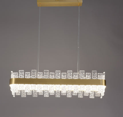 Chandelier GESTINA by Rodesigne — brass designer chandelier, custom lighting by RODESIGNE