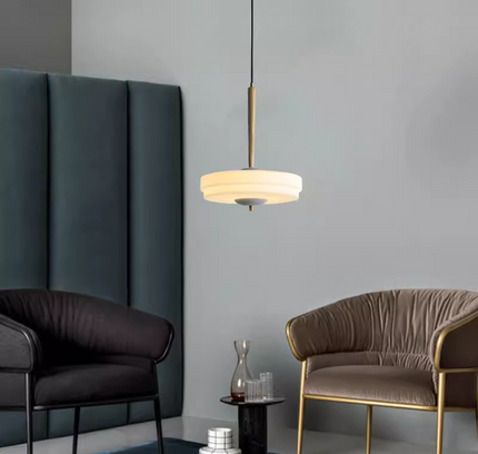 Pendant lamp HEL by Rodesigne — brass modern pendant light, custom designer lighting by RODESIGNE