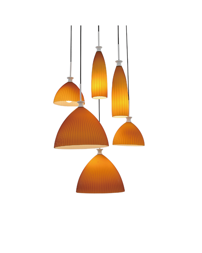 Pendant lamp ALLIOUS by Rodesigne — glass modern pendant light, custom designer lighting by RODESIGNE