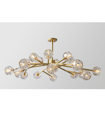 Chandelier DENOLIA by Rodesigne — brass designer chandelier, custom lighting by RODESIGNE