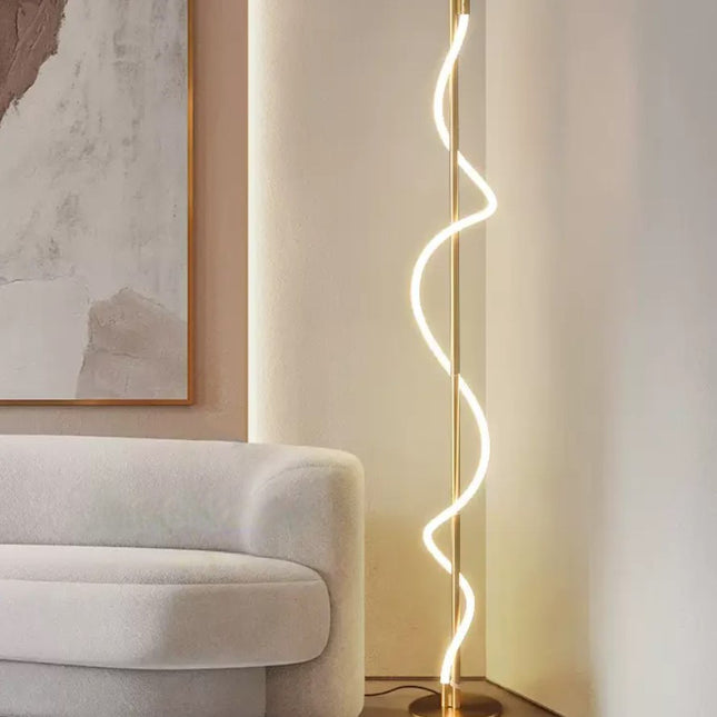 Floor Lamp TRACER TWISTED — designer floor lamp by RODESIGNE