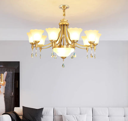 Chandelier ROSETTA — designer chandelier, custom lighting by RODESIGNE