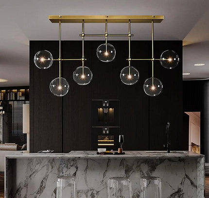 Chandelier MOBLINE by Rodesigne — glass designer chandelier, custom lighting by RODESIGNE