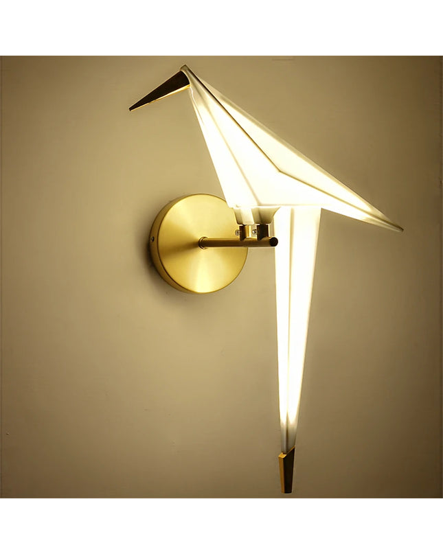 Wall Sconce BIRDY PEARCH — brass wall sconce lamp, designer lighting by RODESIGNE