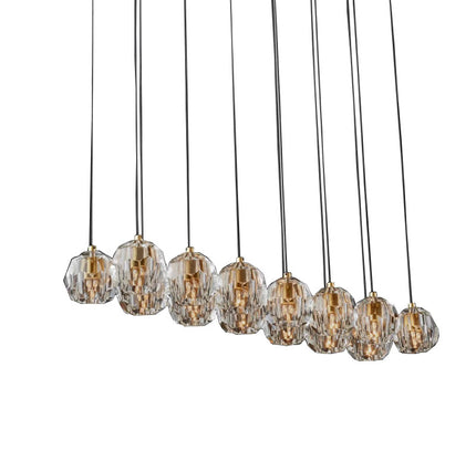 Chandelier DENOLIA LINEA — designer chandelier, custom lighting by RODESIGNE