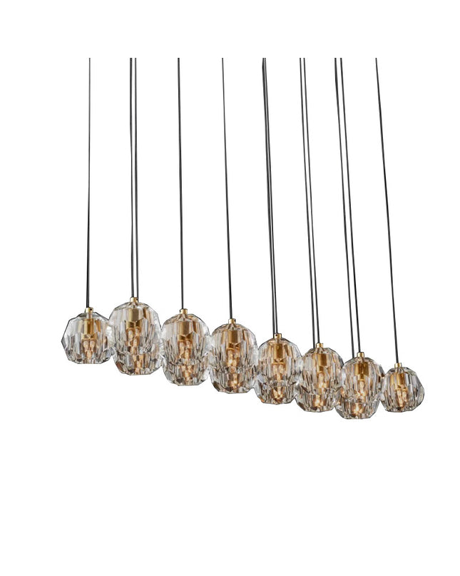 Chandelier DENOLIA LINEA — designer chandelier, custom lighting by RODESIGNE