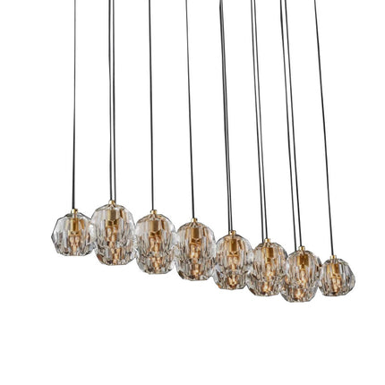 Chandelier DENOLIA LINEA — designer chandelier, custom lighting by RODESIGNE