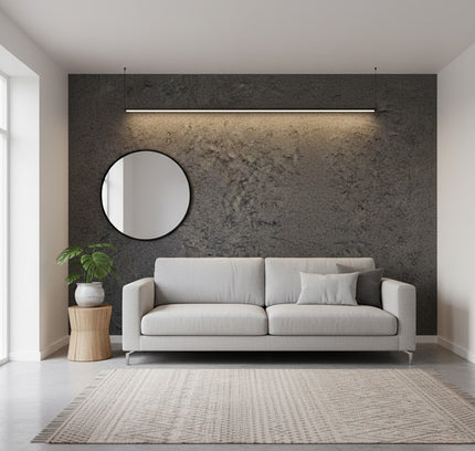 Wall Panel NEW TRAVERTINO D-GREY — decorative acoustic wall panel, sound absorption by RODESIGNE