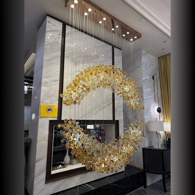 Chandelier IVORA — designer chandelier, custom lighting by RODESIGNE