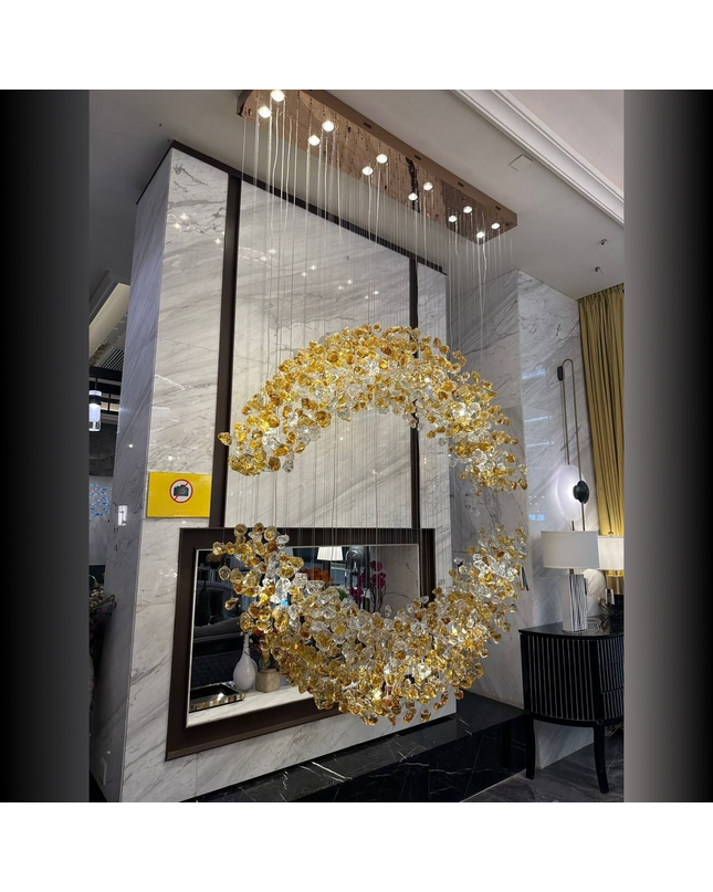 Chandelier IVORA — designer chandelier, custom lighting by RODESIGNE