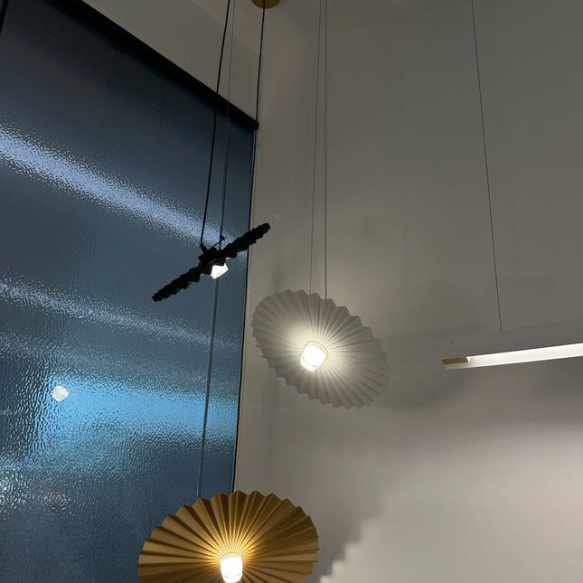 Pendant lamp CONSAGA by Rodesigne — brass modern pendant light, custom designer lighting by RODESIGNE
