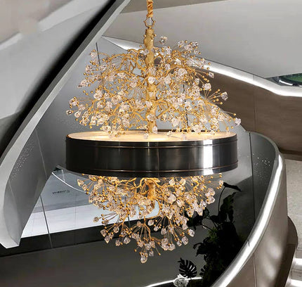 Chandelier BAUDER — designer chandelier, custom lighting by RODESIGNE