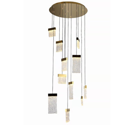 Chandelier PIERRE by Rodesigne — bronze designer chandelier, custom lighting by RODESIGNE