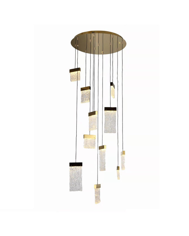 Chandelier PIERRE by Rodesigne — bronze designer chandelier, custom lighting by RODESIGNE