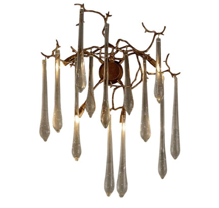 Wall Sconce AQUIP — brass wall sconce lamp, designer lighting by RODESIGNE