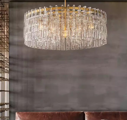 Chandelier MUMIA by Rodesigne — brass designer chandelier, custom lighting by RODESIGNE