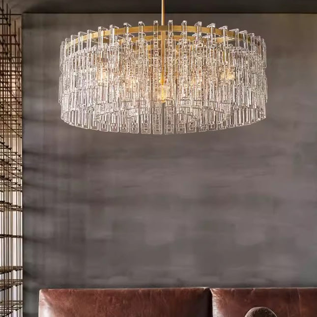 Chandelier MUMIA by Rodesigne — brass designer chandelier, custom lighting by RODESIGNE