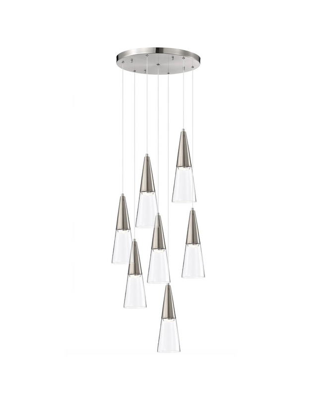 Chandelier TANGLE by Rodesigne — glass designer chandelier, custom lighting by RODESIGNE