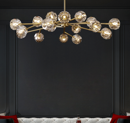 Chandelier DENOLIA — designer chandelier, custom lighting by RODESIGNE
