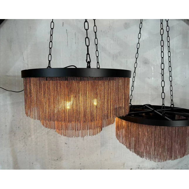 Chandelier CHAINER — designer chandelier, custom lighting by RODESIGNE
