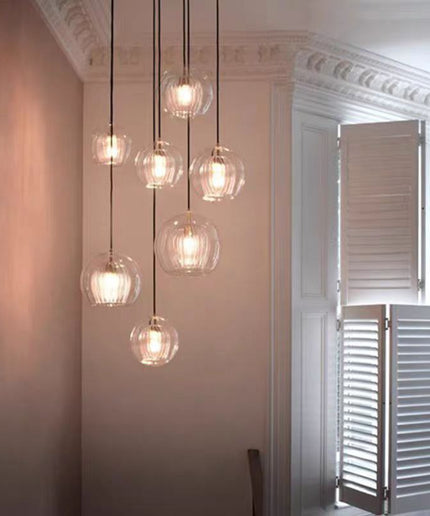 Pendant Light PLEATED CRYSTAL by Romatti