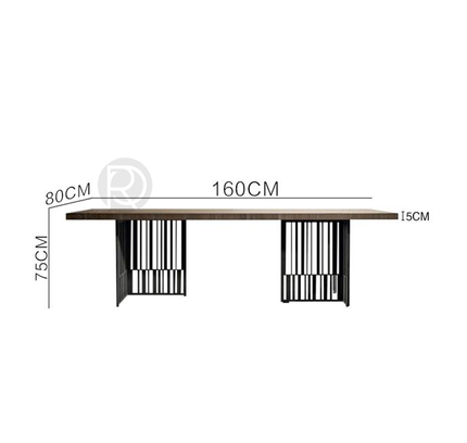 Designer Dining Table CODEX — designer dining table, custom furniture by RODESIGNE
