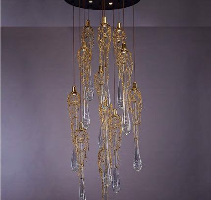 Chandelier BASSARDE — designer chandelier, custom lighting by RODESIGNE