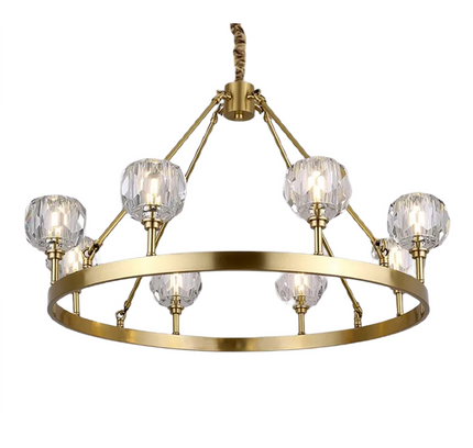 Chandelier DENOLIA CIRCLE — designer chandelier, custom lighting by RODESIGNE
