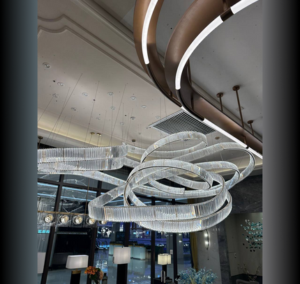 Chandelier SABERAS — designer chandelier, custom lighting by RODESIGNE