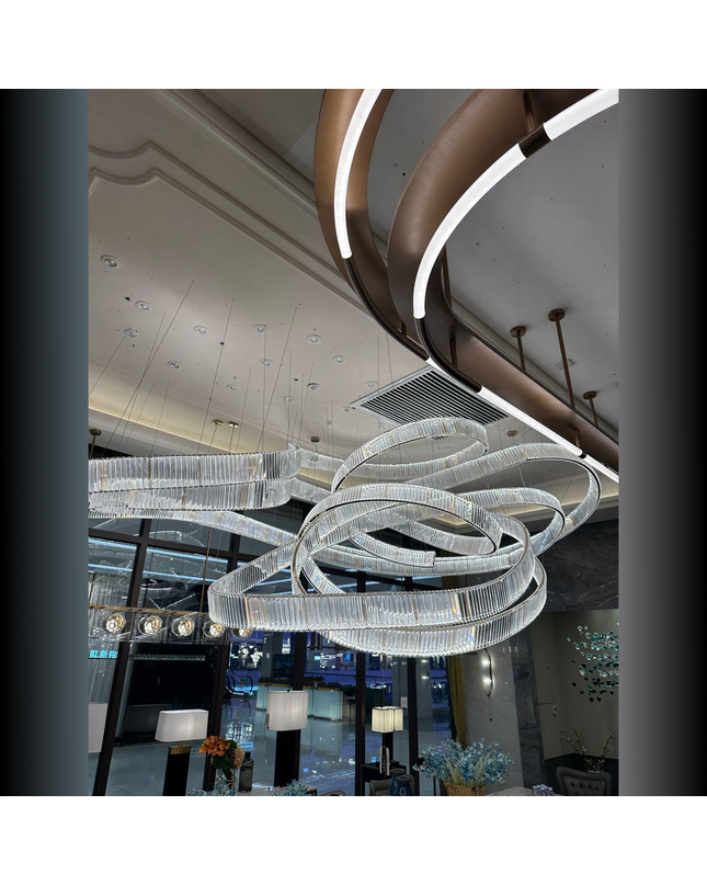 Chandelier SABERAS — designer chandelier, custom lighting by RODESIGNE
