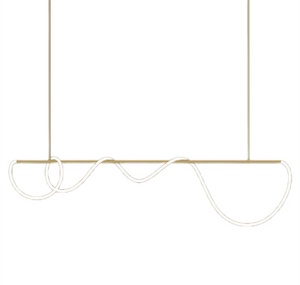 Chandelier TRACER LUX by Rodesigne — brass designer chandelier, custom lighting by RODESIGNE