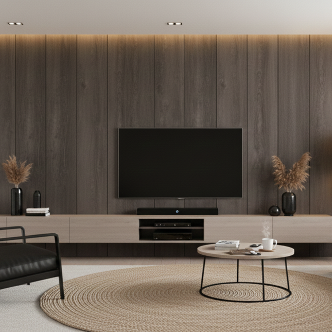 Wall Panel ANCIENT WOOD BOARD — decorative acoustic wall panel, sound absorption by RODESIGNE