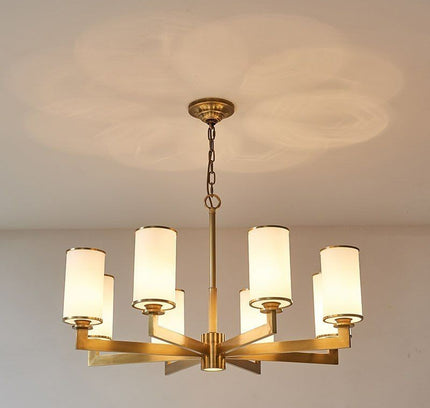 Chandelier HAFSTERDEAR by Rodesigne — brass designer chandelier, custom lighting by RODESIGNE