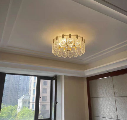 Chandelier ERNESTA — glass designer chandelier, custom lighting by RODESIGNE