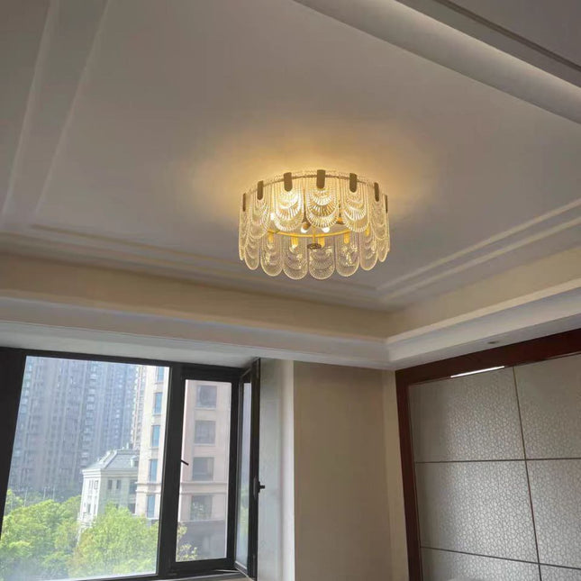 Chandelier ERNESTA — glass designer chandelier, custom lighting by RODESIGNE